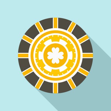 Kumarhane fişleri. Kumar, poker ve rulet şablonu için renkli kumarhane çipleri koleksiyonu