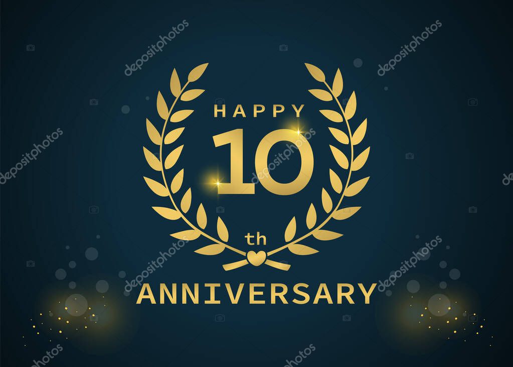 10th anniversary. happy anniversary