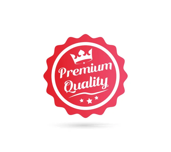 Premium Quality Label Sticker — Stock Vector