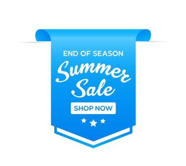 Yaz sonu İndirim etiketi