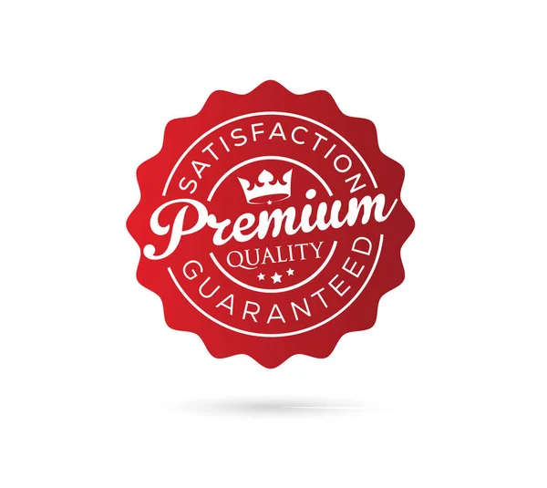Premium Quality Guarantee Badge Sticker — Stock Vector