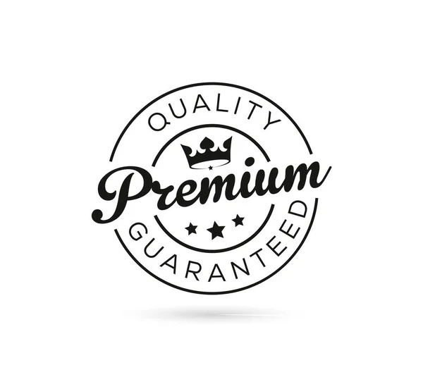Premium Qualität Garantie Plakette Aufkleber — Stockvektor