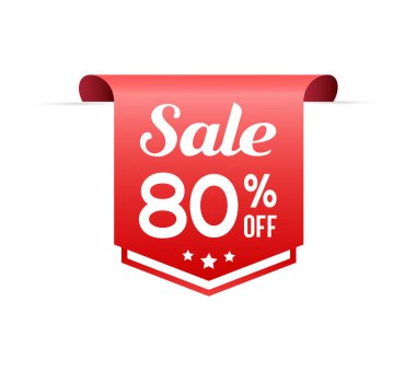 Etiketlerde% 80 indirim var..