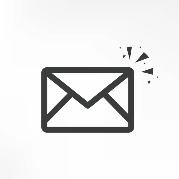 Posta simgesi. E- posta sembolü vektörü.