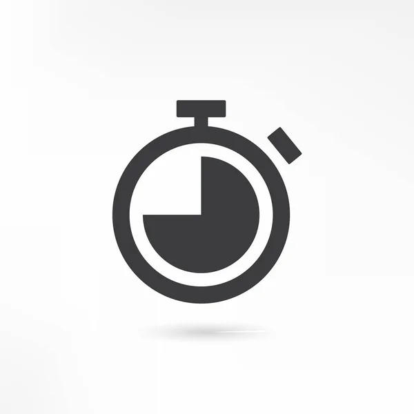 Icona Del Cronometro Vettore Simbolo Cronometro — Vettoriale Stock