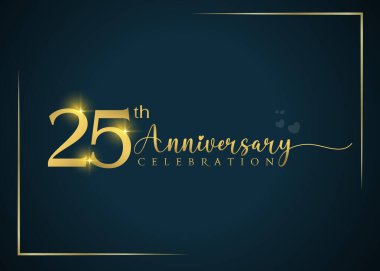 25. yıl dönümü kutlaması. Yıldönümü logosu