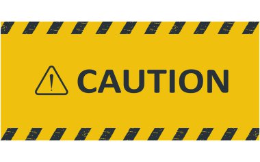 Siyah ve sarı çizgili. Boş uyarı Uyarı Kaydı arkaplanı.