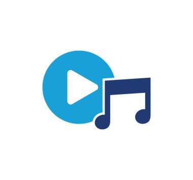 Müzik işareti olan düğme simgelerini çal