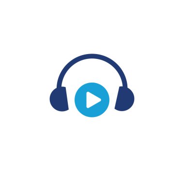 Çalma simgesi olan kulaklık 