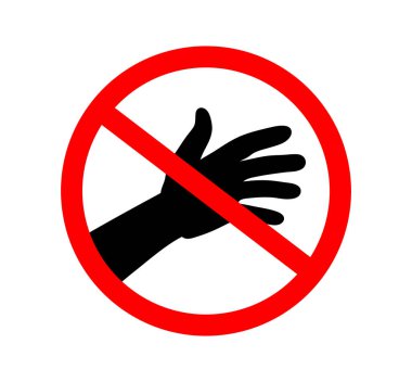 Vektör işareti vektör şablonuna dokunma