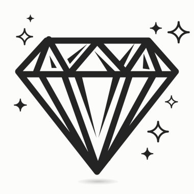 Elmas ikonu. Elmas işareti. Mücevher sembolü. Mücevher taşı. - Evet. Elmas ikonu. Elmas işareti. Mücevher sembolü. Mücevher taşı. 