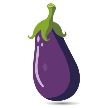 Yeşil saplı patlıcan.