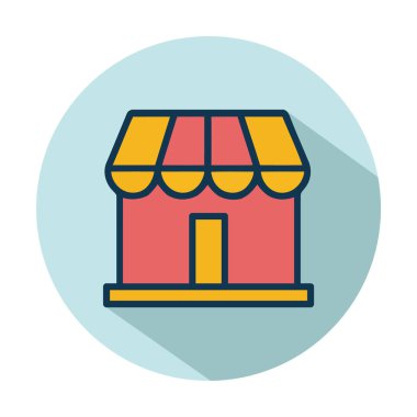 Shop Cart Simgesi vektörü 