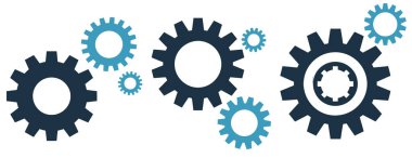 Gear setting vector icon 