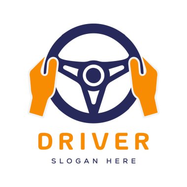Sürücü logosu. sürücü okulu logosu