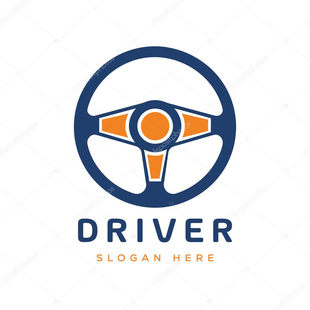 Driving logo. driving school logo