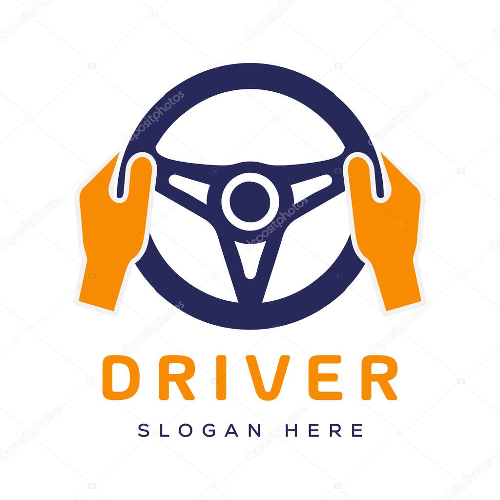 Driving logo. driving school logo