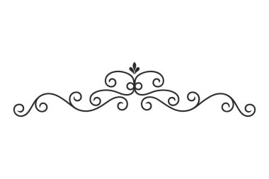 Dekoratif Çiçek Satırı Vektörü