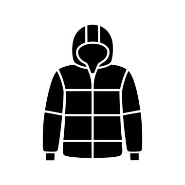 kış ceket vektör simgesi