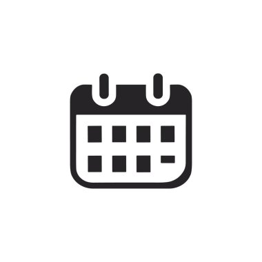 Takvim simgesi. Randevu planlayıcısı. takvim vektörü