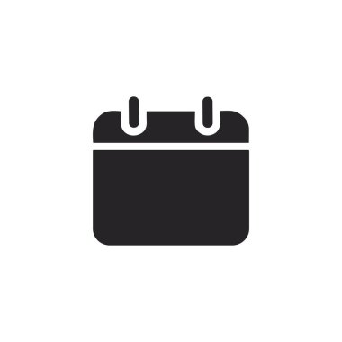 Takvim simgesi. Randevu planlayıcısı. takvim vektörü