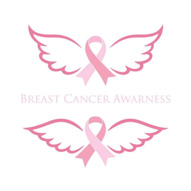 Göğüs kanseri vektörü. Göğüs kanseri farkındalığı. Pembe kurdele. Göğüs kanseri. 