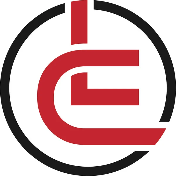 Lettre Type Logo Design Modèle Vecteur Logo Logo Créatif Lettre — Image vectorielle