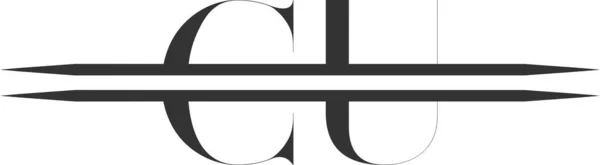 Lettre Initiale Abstraite Logo Couleur Violette Isolé Fond Blanc Appliqué — Image vectorielle