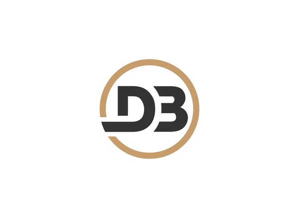 Dbロゴデザインテンプレート ベクトルグラフィックブランディング要素 — ストックベクタ