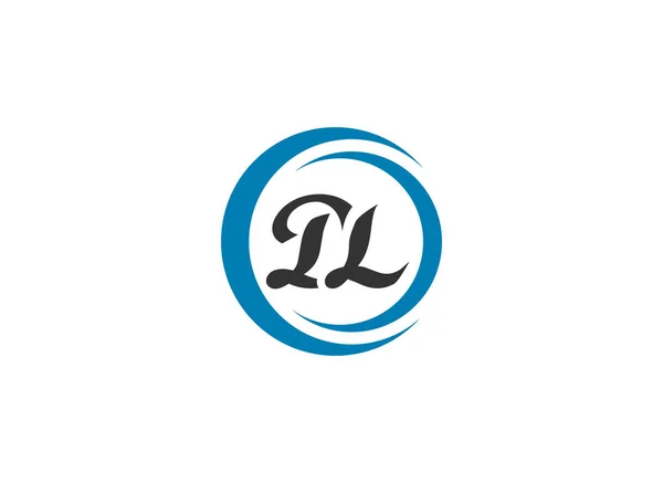 Первоначальный Логотип Letter Креативным Современным Векторным Шаблоном Бизнес Типографии Творческая — стоковый вектор