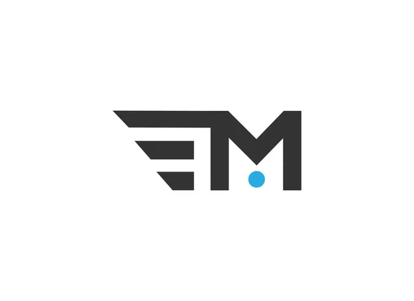 Eerste Letter Linked Logo Creatieve Brief Modern Business Logo Vector — Stockvector