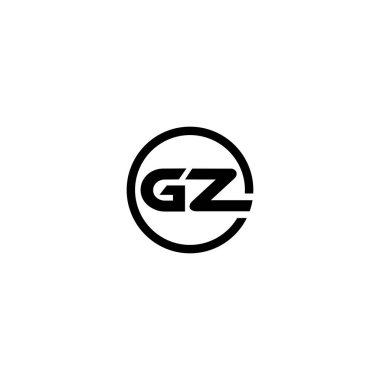 İlk Harf GZ iş ve şirket kimliği için Logo Bağlantılı. Modern modaya uygun GZ Logo Vektör Şablonu.