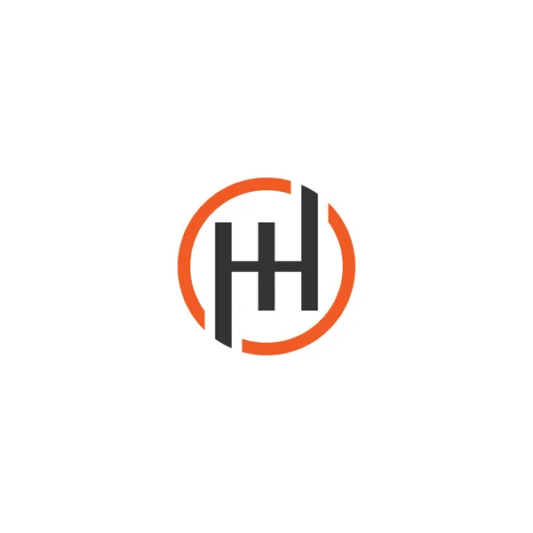 Hh标志设计模板矢量图形品牌元素 — 图库矢量图片