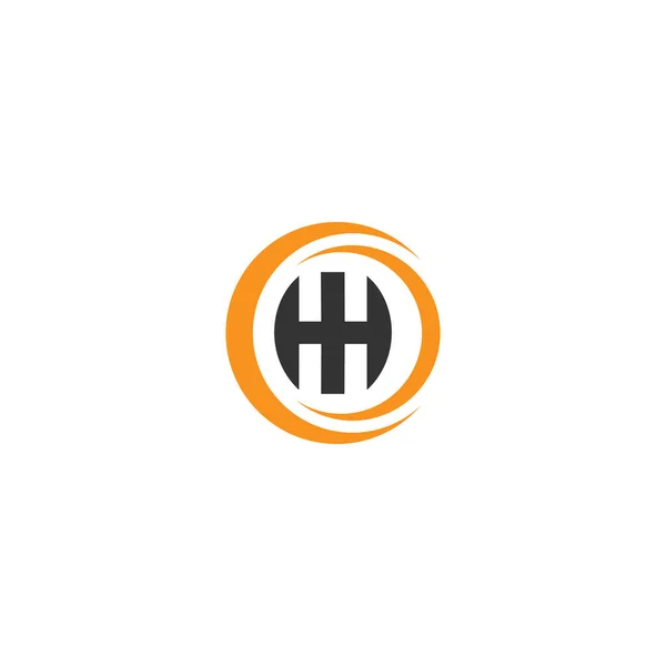 字母Hh标志设计模板 这个标志非常适用于从事任何领域的任何一种商业或行业 — 图库矢量图片