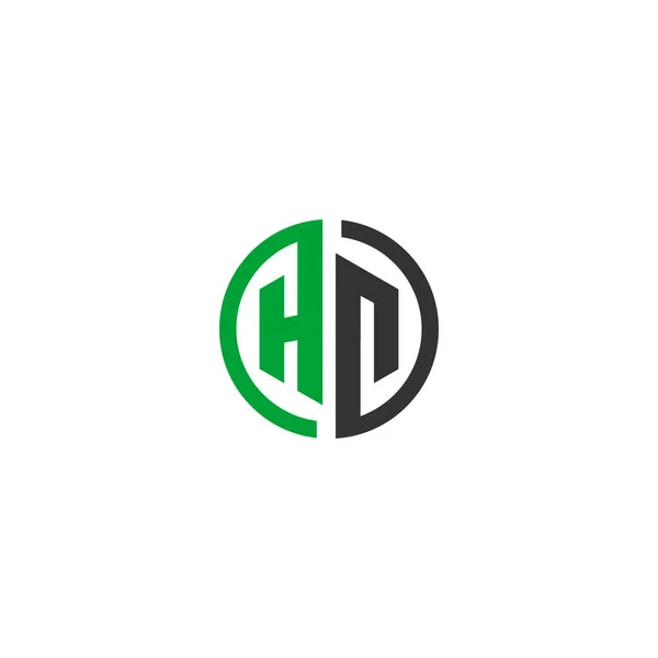 Plantilla Vectorial Inicial Del Diseño Del Logotipo Logotipo Letter — Archivo Imágenes Vectoriales