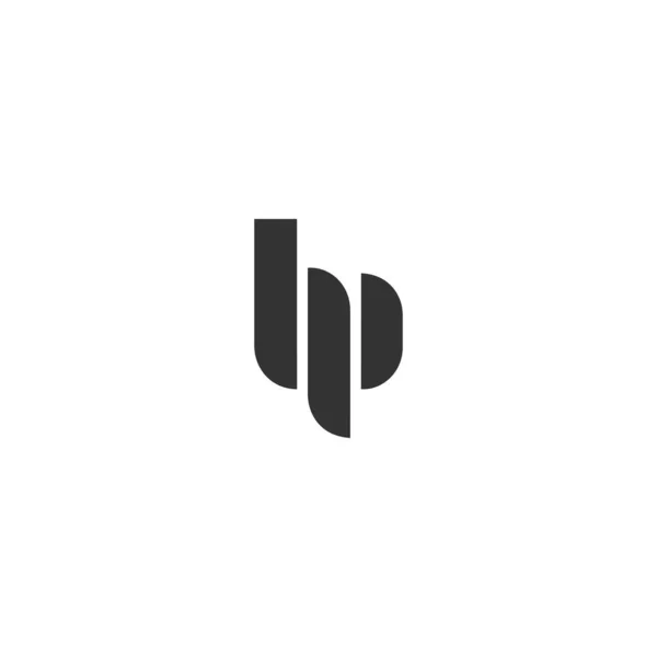 Initial Bokstav Logo Design Vektor Mall Kreativ Brev Logotyp Design — Stock vektor
