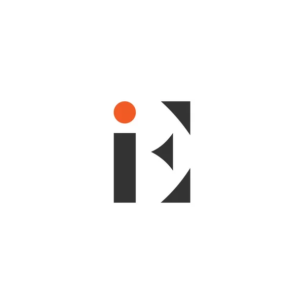 Letter Link Logo Бізнесу Фірмового Стилю Початкова Літера Логотип Векторний — стоковий вектор