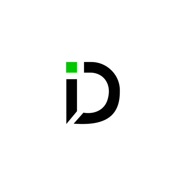 Carta Logo Design Vector Template Identificação Inicial Carta Design Vector —  Vetores de Stock