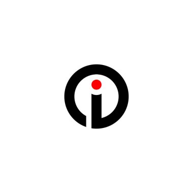 İlk bağlı harf IO logo tasarımı. Modern modaya uygun IO logo tasarım vektörü.