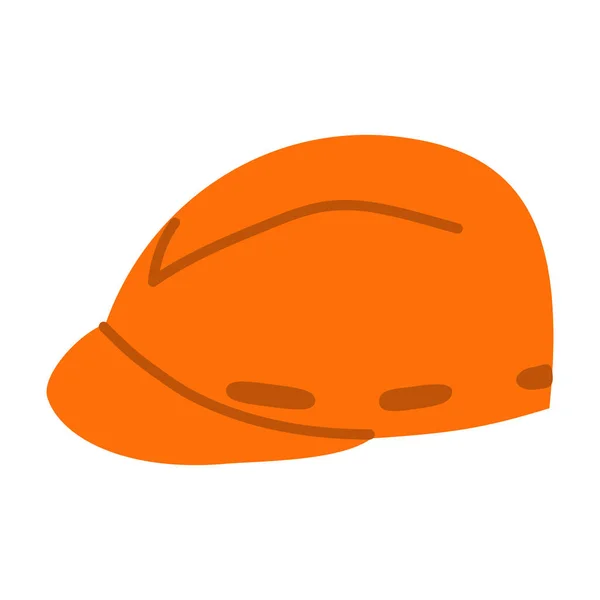 用于维修和建筑 石油和天然气工业的建筑用头盔 一个独立的图标适用于网页 — 图库矢量图片