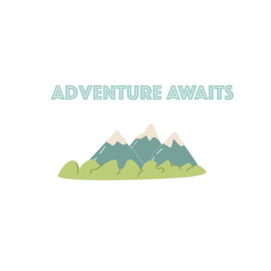 El yapımı macera arka planda izole edilmiş bekliyor. Yazdırılabilir tasarım için vektör illüstrasyonu kullanılabilir. 