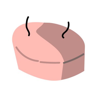 El yapımı moda mum. El yapımı konsept. Pankart, etiket veya poster için kullanılabilir.