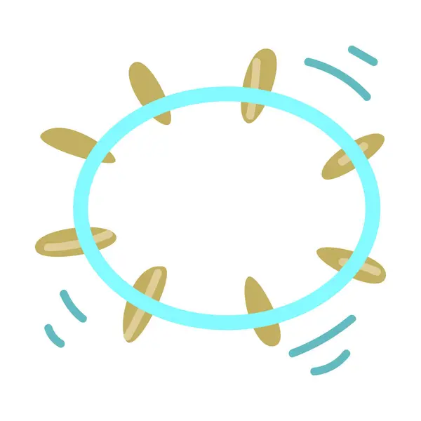 Tef tef simgesi basit bir vektör. Müzik arkaplanı veya afiş için müzik davulu. 