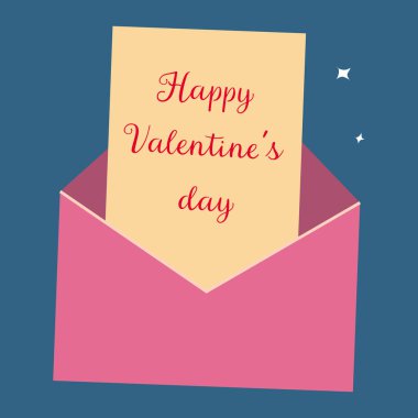 Sevgililer Günü için renkli çerçeve ve aşk öğeleri. 