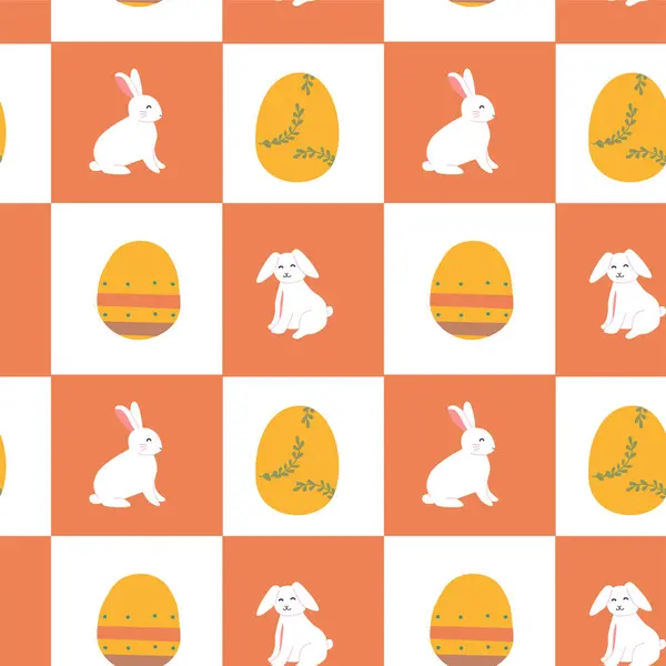 Mutlu paskalya şablonları, şirin tavşan ve Noel tasarımı için dekoratif yumurta..