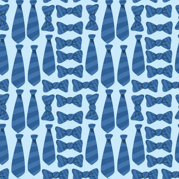 Babalar Günü kutlamaları mavi kravatlı ve papyon desenli..