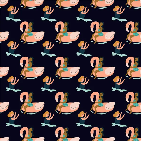 Denizkızları ve deniz yaratıklarının oynadığı komik, kusursuz bir çizgi film..