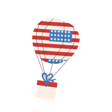 Vatansever sıcak hava balonu tasarımıyla bağımsızlık gününü kutluyoruz..