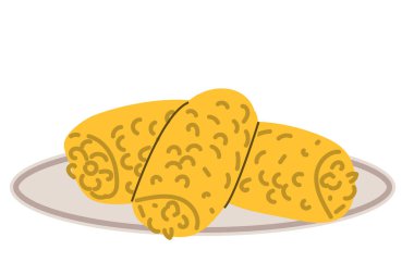 Lezzetli Meksika Mısırı tabakta.