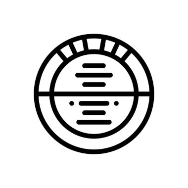 Tavır ikonu. Beyaz Arkaplanda İnce Doğrusal Tasarım